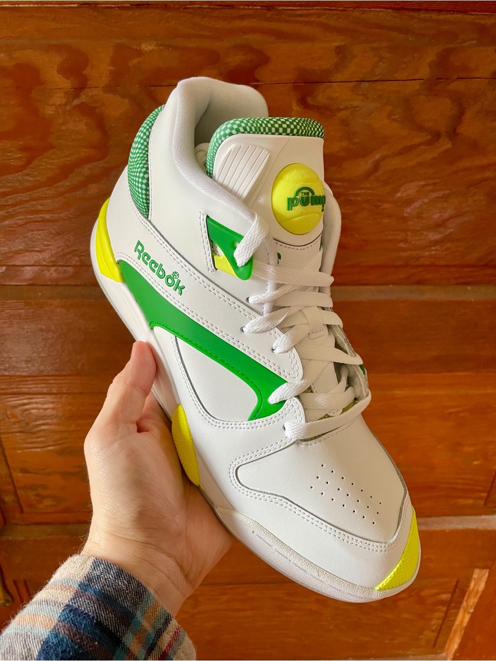 Reebok Men's Court Victory Pump 35th Michael Chang White Size 11 VNDS